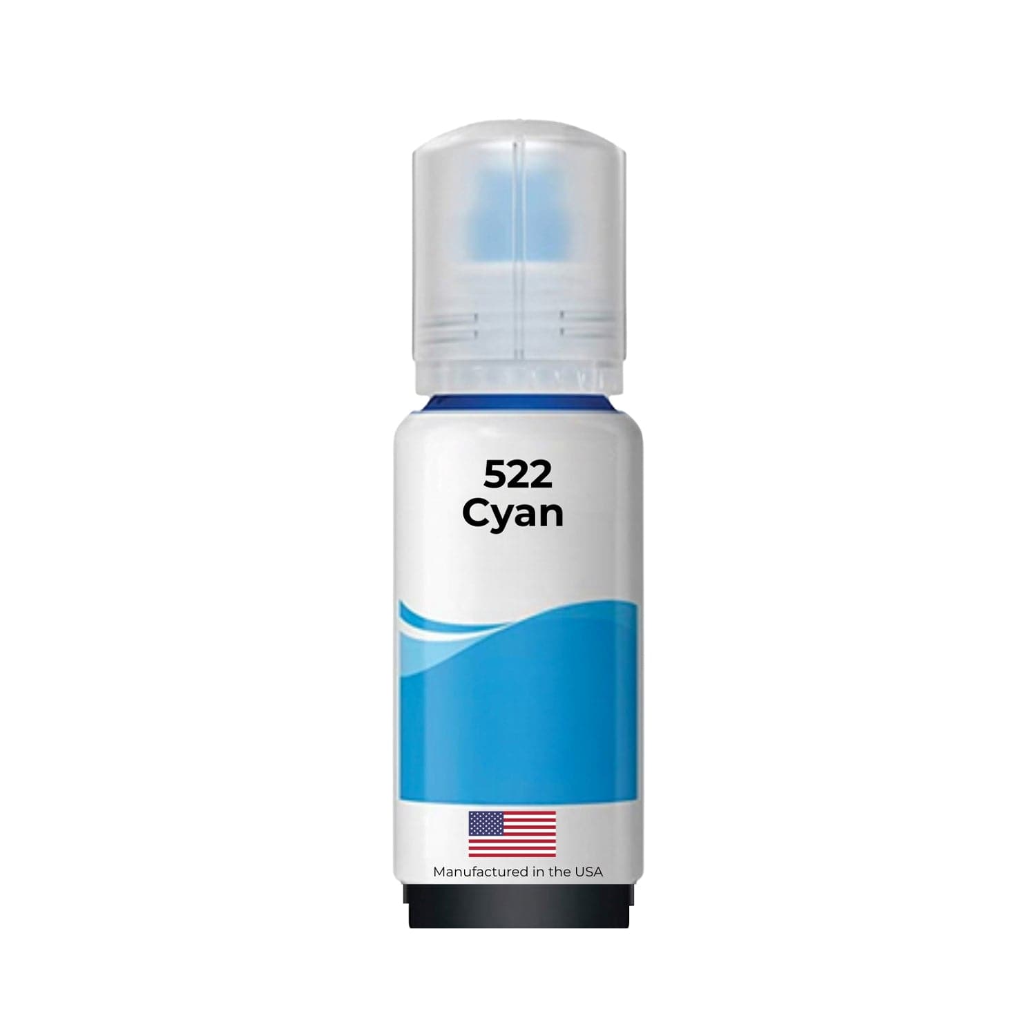 Replacement Ink Bottle For Epson 522 (T522220-S) 70 ml Cyan - Allprintheads