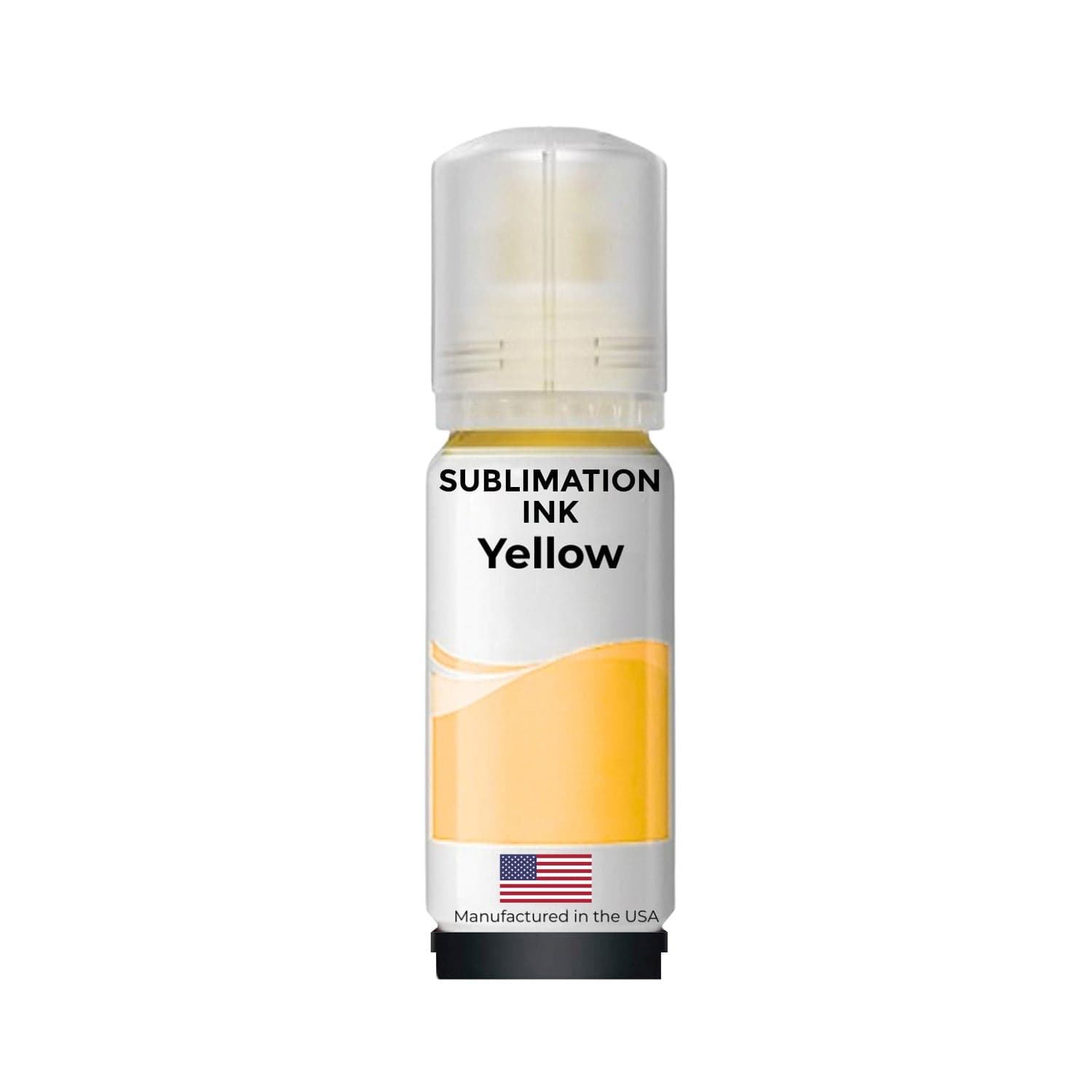 Replacement 70ml Yellow Sublimation Ink Bottle Compatible with Epson Supertank Printers for 502/512/522 Bottles - Allprintheads