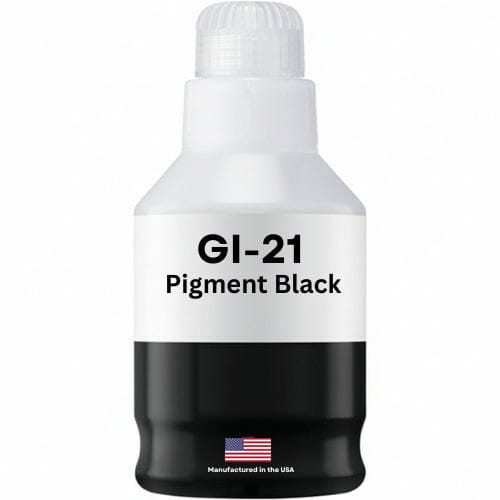 Replacement Ink Bottle For Canon GI-21 (4526C001) 170 ml Pigment Black - Allprintheads