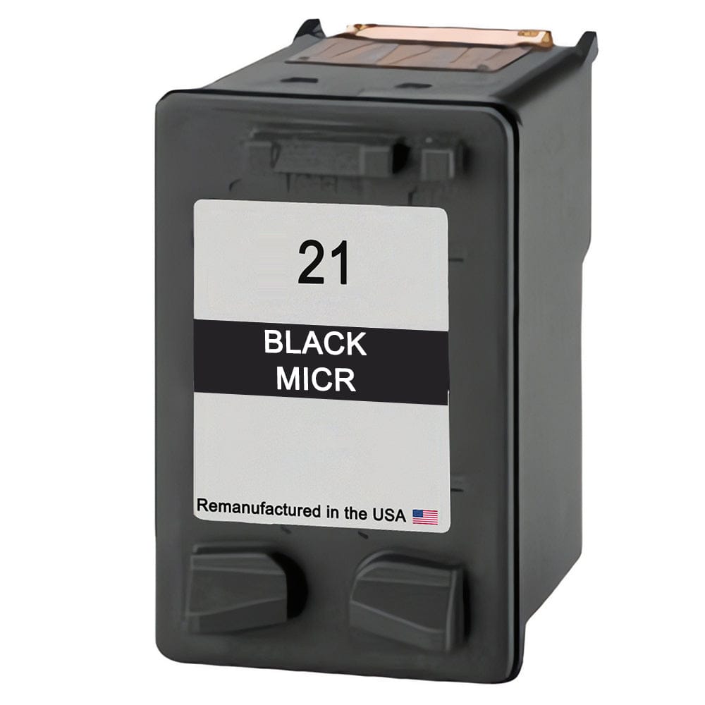 U.S. Remanufactured for HP 21 (C9351AN) Black MICR Ink Cartridges - Allprintheads