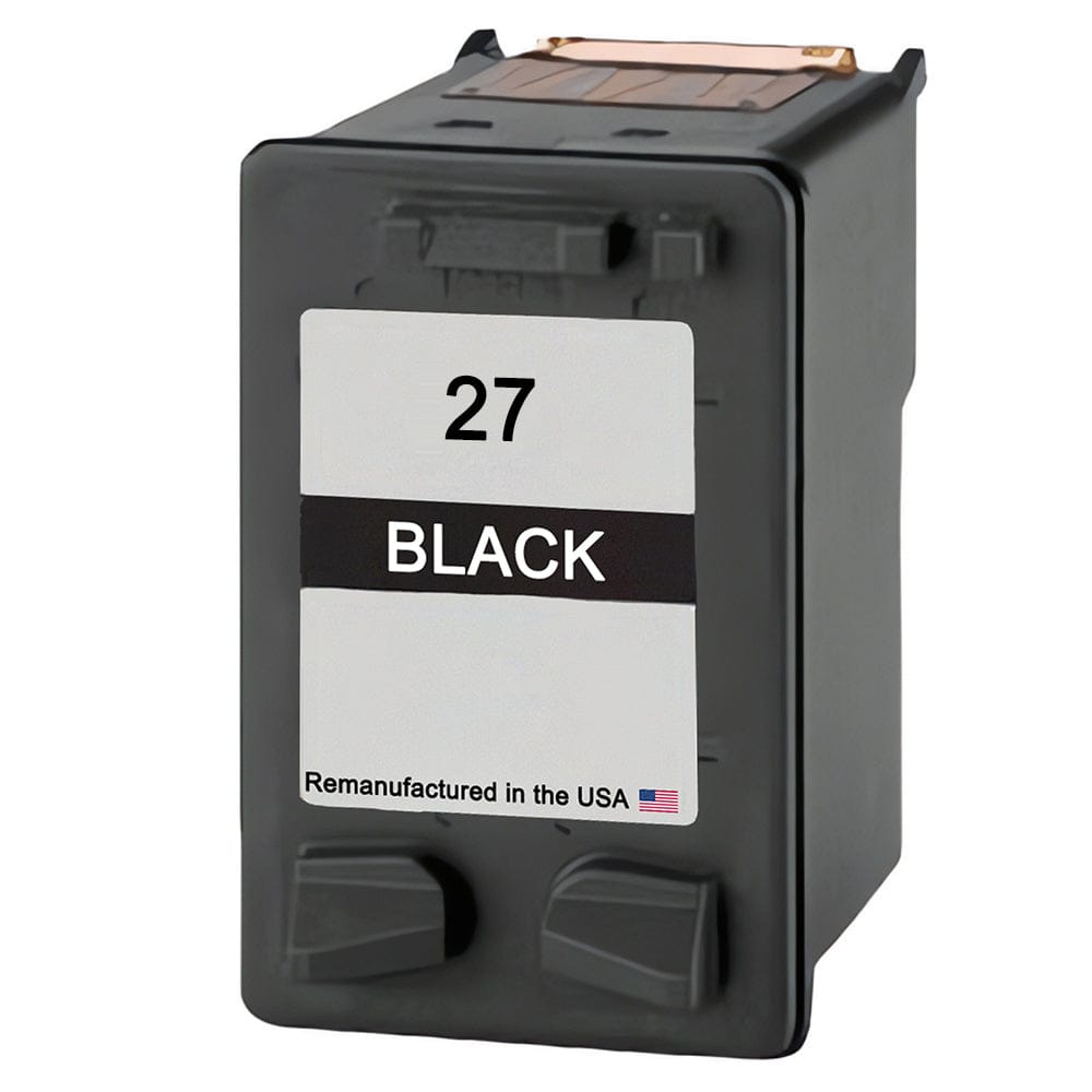 U.S. Remanufactured for HP 27 (C8727AN) Black Ink Cartridge - Allprintheads