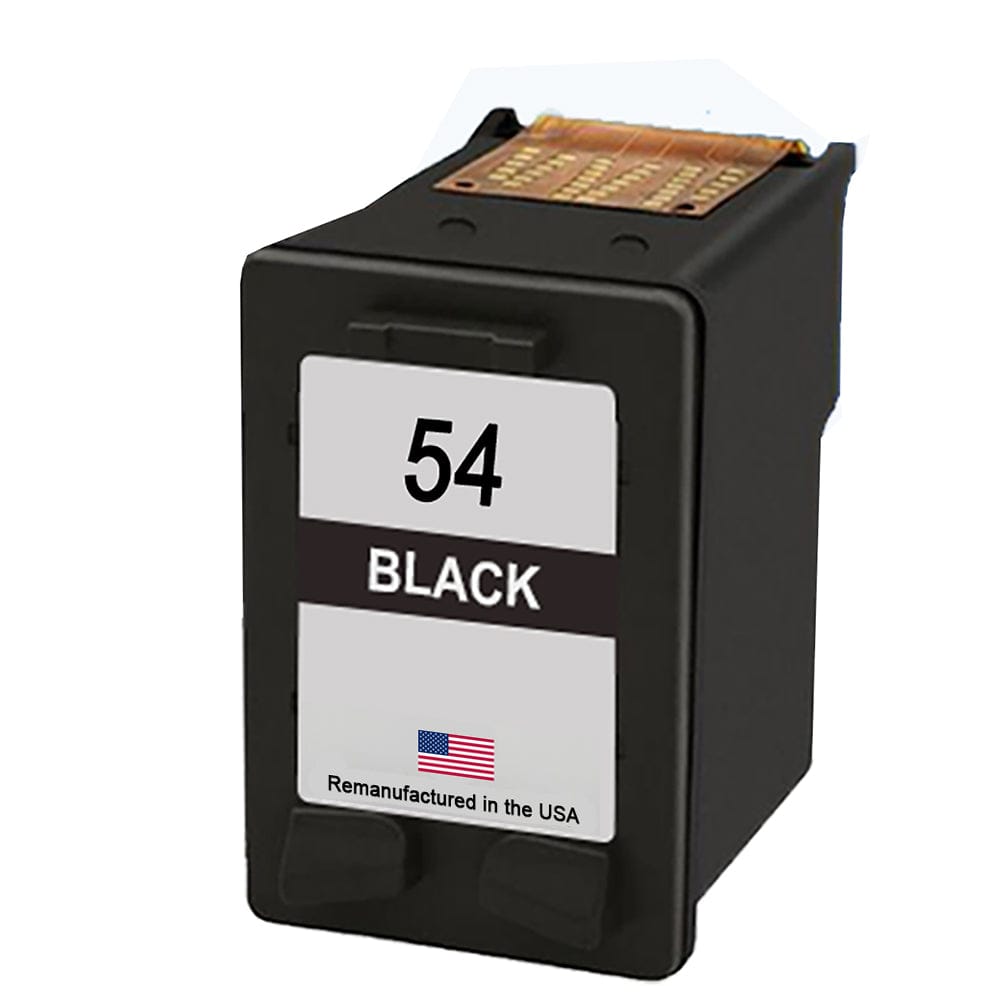 U.S. Remanufactured for HP 54 (CB334AN) Black Ink Cartridge - Allprintheads