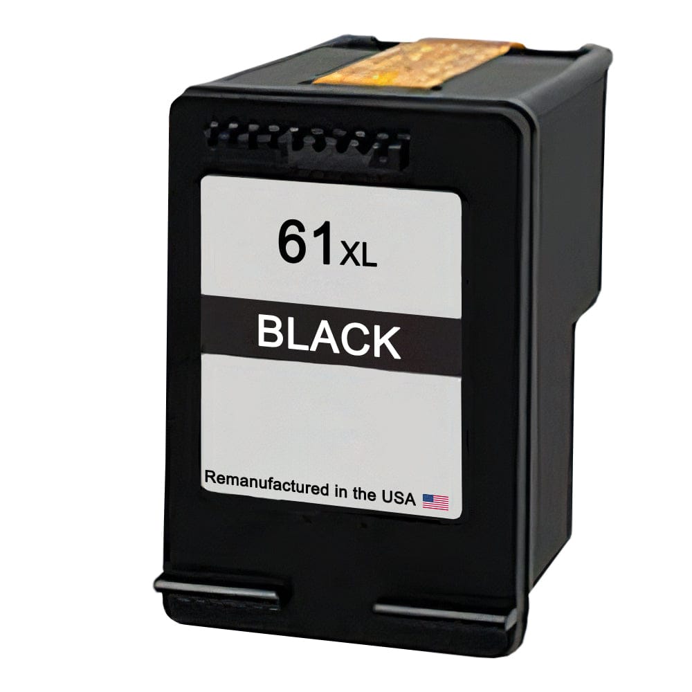 U.S. Remanufactured for HP 61XL (CH563WN) Black Ink Cartridges - Allprintheads
