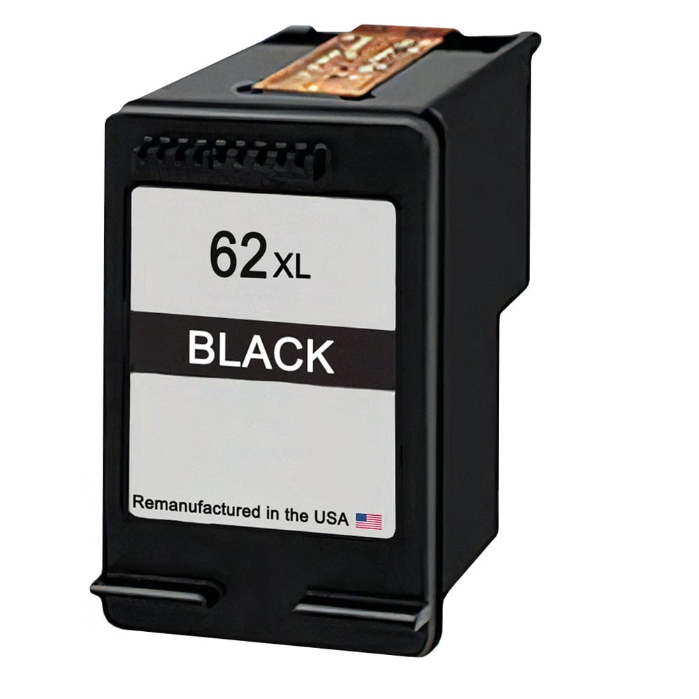 U.S. Remanufactured for HP 62XL (C2P05AN) Black Ink Cartridges - Allprintheads