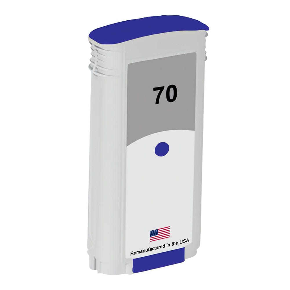 U.S. Remanufactured for HP 70 130-ml (C9458A) Blue Ink Cartridge - Allprintheads