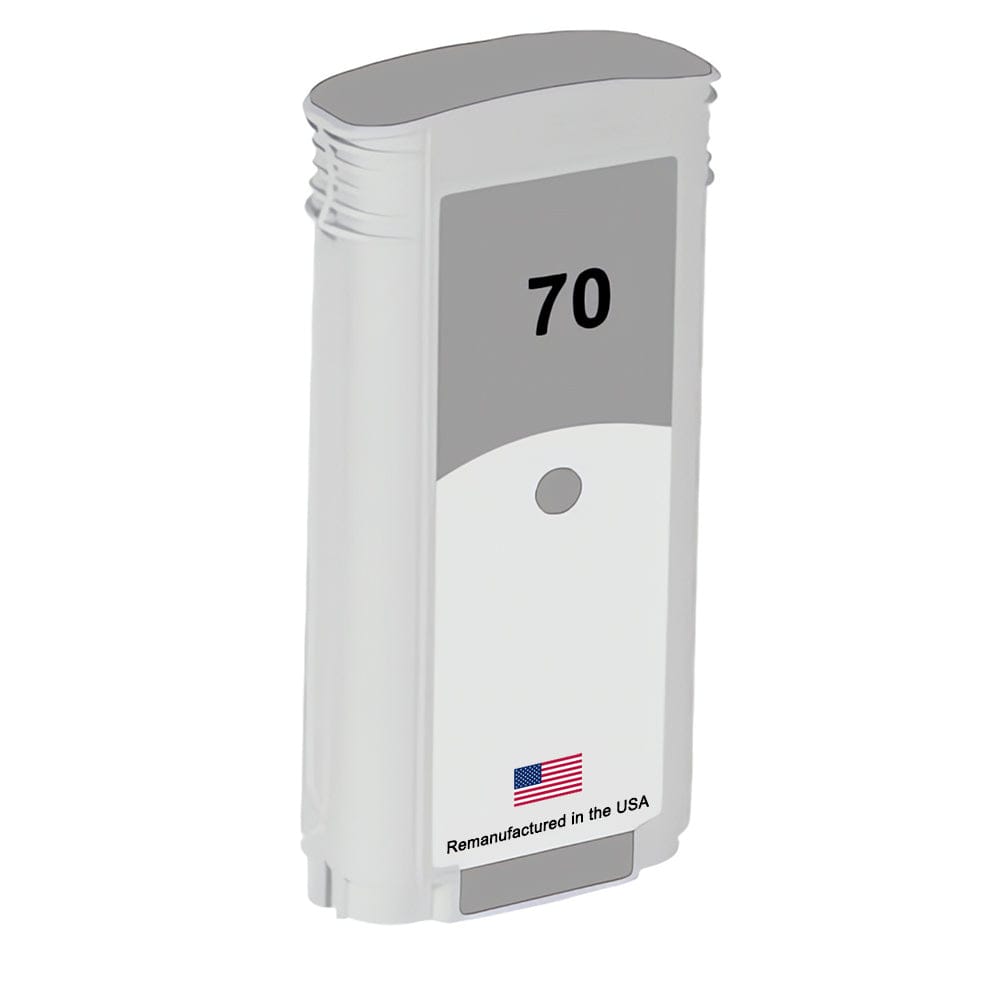 U.S. Remanufactured for HP 70 130-ml (C9450A) Gray Ink Cartridge - Allprintheads