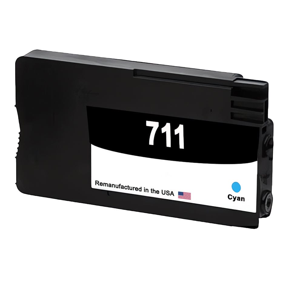 U.S. Remanufactured for HP 711 29-ml (CZ130A) Cyan Ink Cartridge OEM Chip - Allprintheads