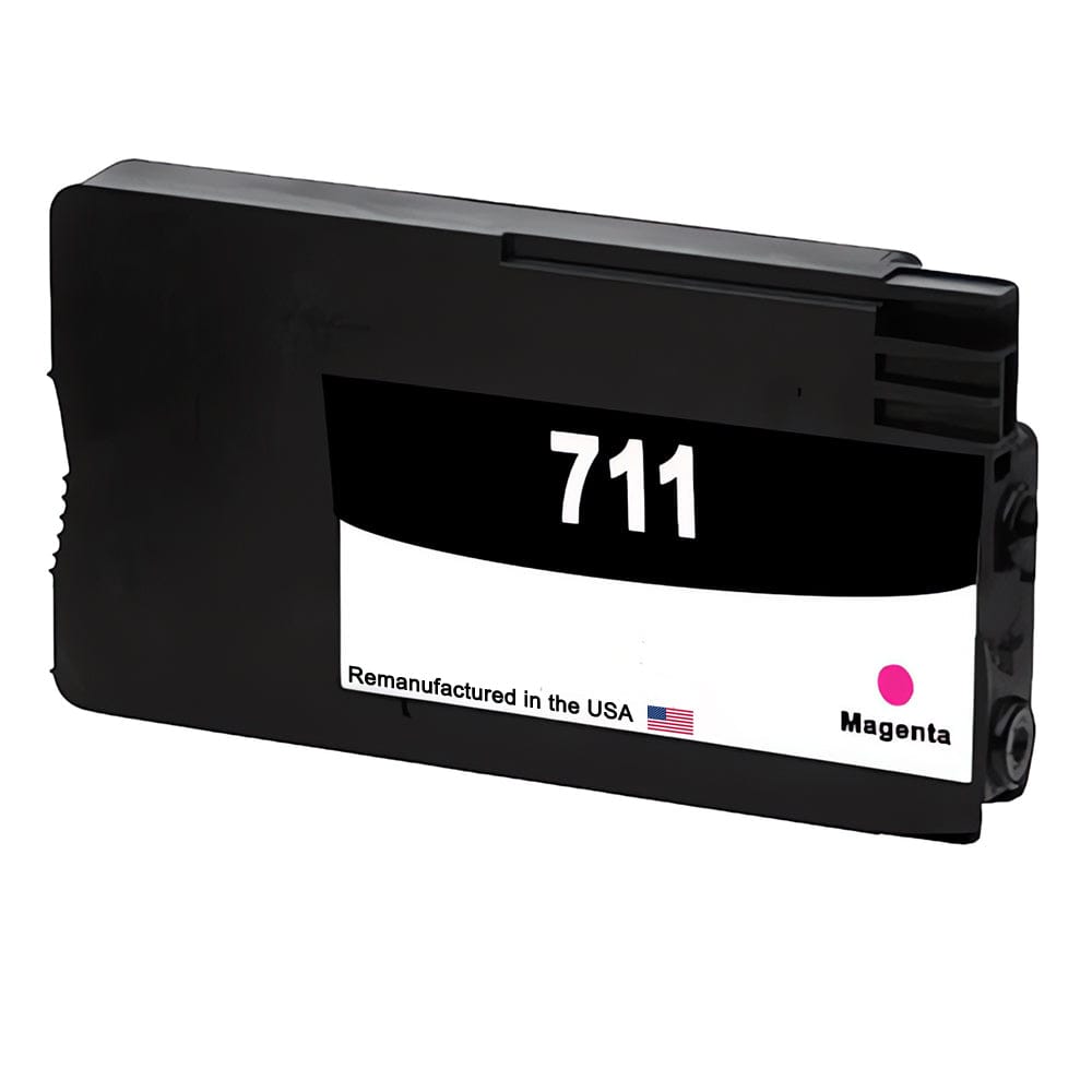 U.S. Remanufactured for HP 711 29-ml (CZ131A) Magenta Ink Cartridge OEM Chip - Allprintheads