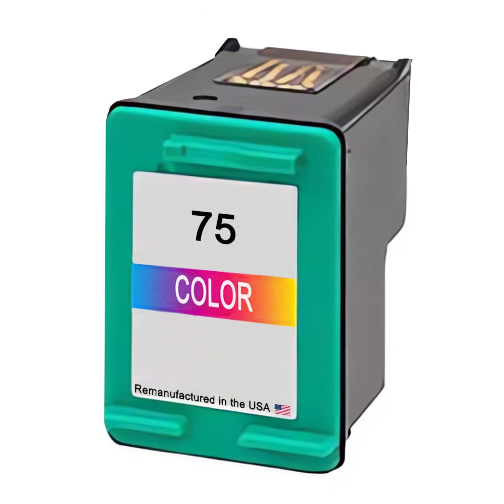 U.S. Remanufactured for HP 75 (CB337WN) Tri-Color Ink Cartridge - Allprintheads