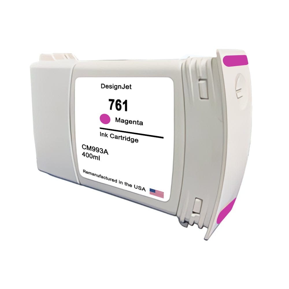 U.S. Remanufactured for HP 761 400ml (CM993A) Magenta Ink Cartridge - Allprintheads