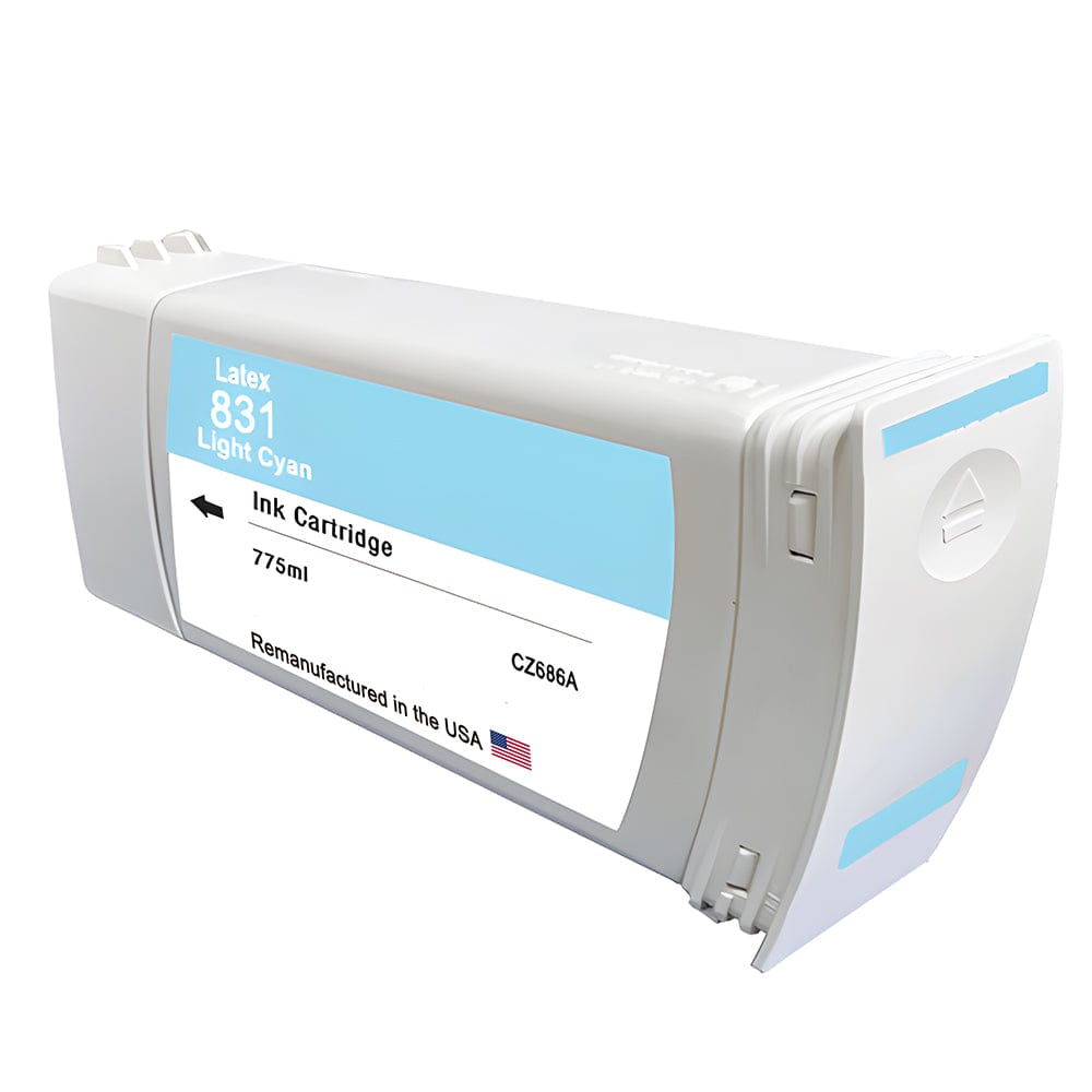 U.S. Remanufactured for HP 831 (CZ686A) Light Cyan Latex 775-ml Ink Cartridge - Allprintheads