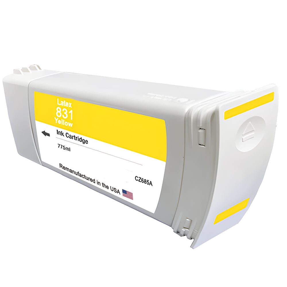 U.S. Remanufactured for HP 831 (CZ685A) Yellow Latex 775-ml Ink Cartridge - Allprintheads