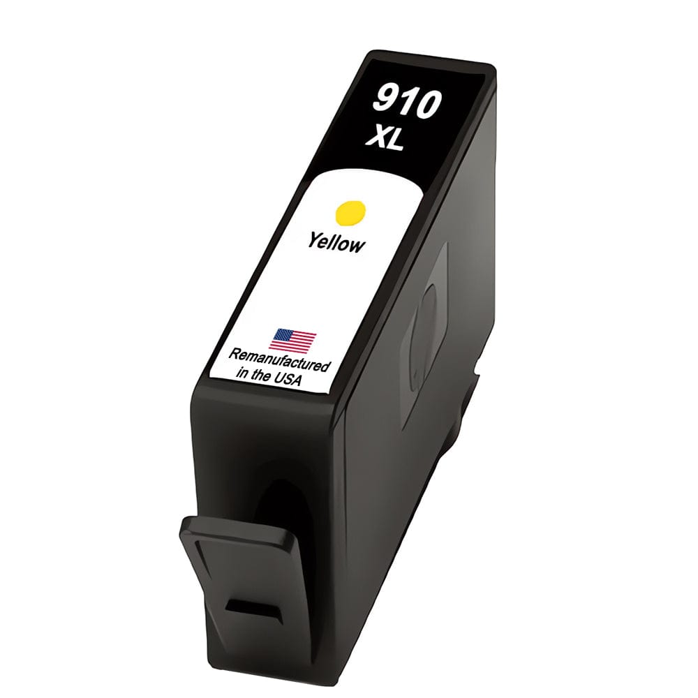 U.S. Remanufactured for HP 910XL (3YL64AN) Yellow Ink Cartridge OEM Chip - Allprintheads