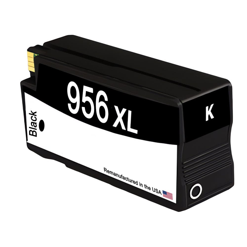 U.S. Remanufactured for HP 956XL (L0R39AN) Black Ink Cartridge - Allprintheads