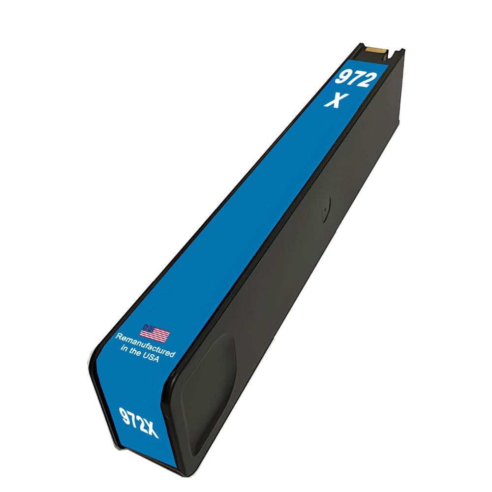 U.S. Remanufactured for HP 972X (L0R98AN) Cyan Ink Cartridge New Chip - Allprintheads