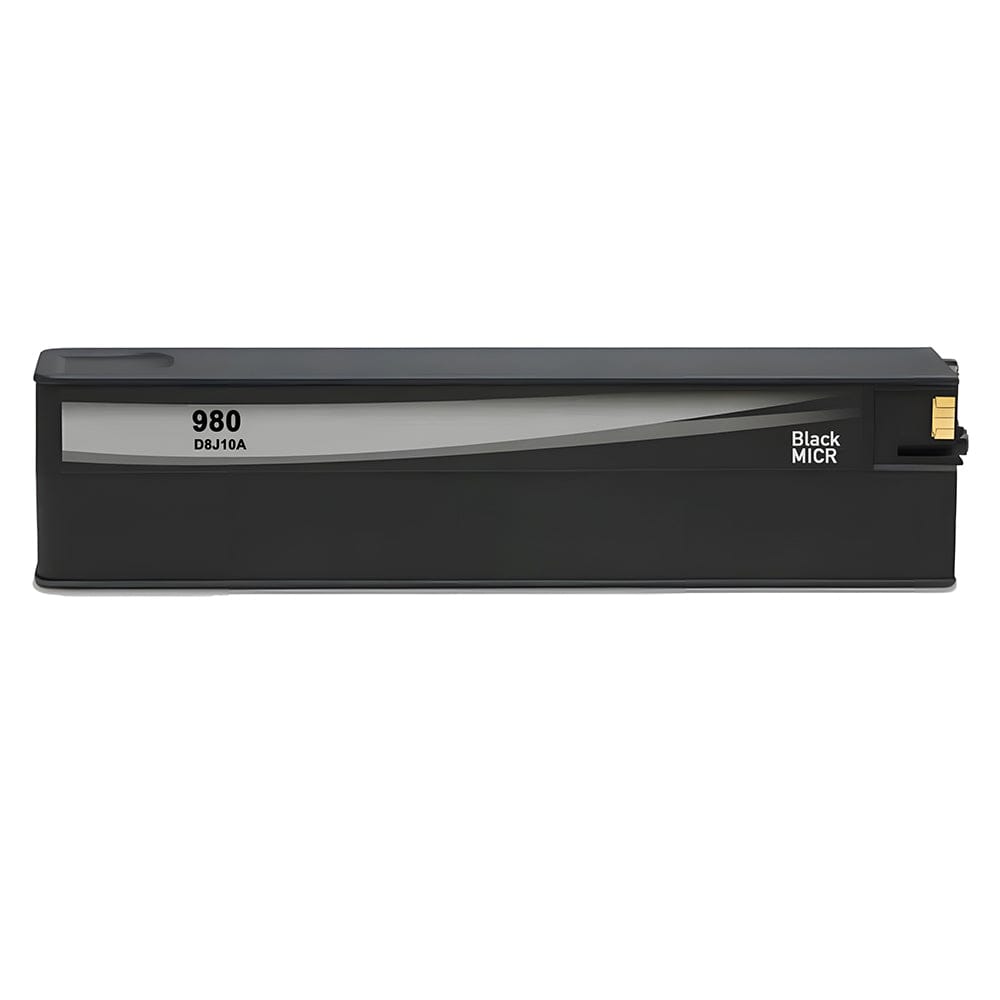 U.S. Remanufactured for HP 980 (D8J10A) Black MICR Ink Cartridge - Allprintheads