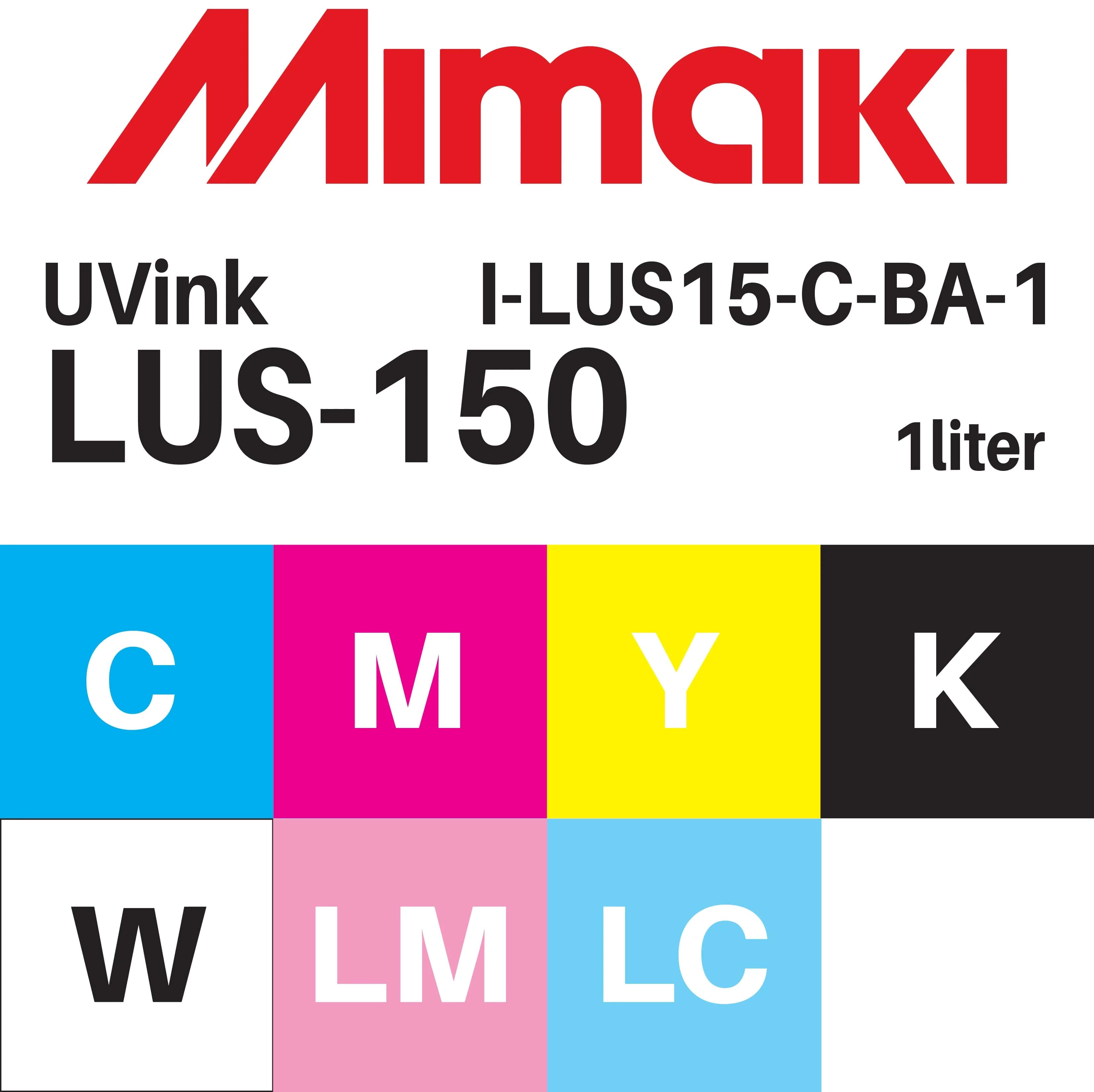 Mimaki LUS-150 UV Curable Ink - 1L - www.allprintheads.com