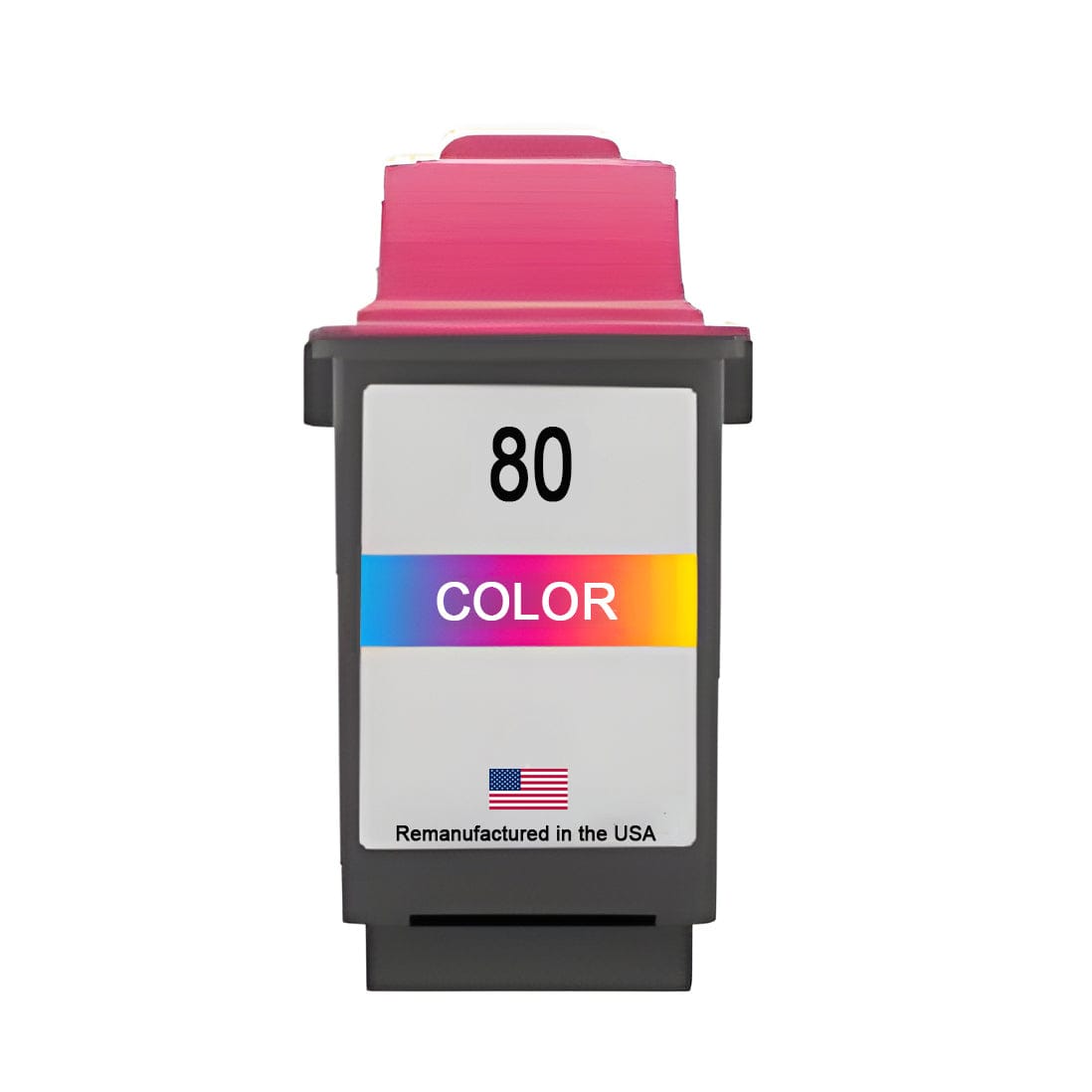 U.S. Remanufactured for Lexmark #80 12A1980 Color Ink Cartridge - Allprintheads
