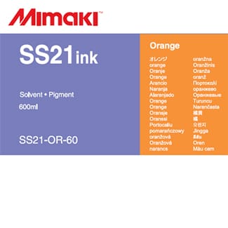 Mimaki SS21 600ml  Eco Solvent Ink Pack