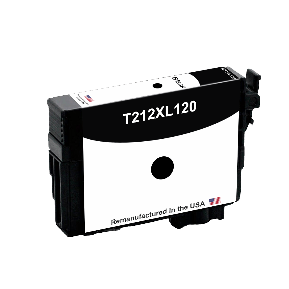 U.S. Remanufactured for Epson T212XL High Yield Black, T212XL120 - Allprintheads