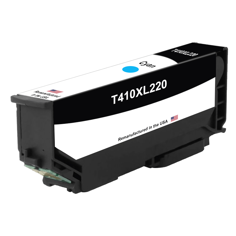 U.S. Remanufactured for Epson T410XL High Yield Cyan, T410XL220 - Allprintheads
