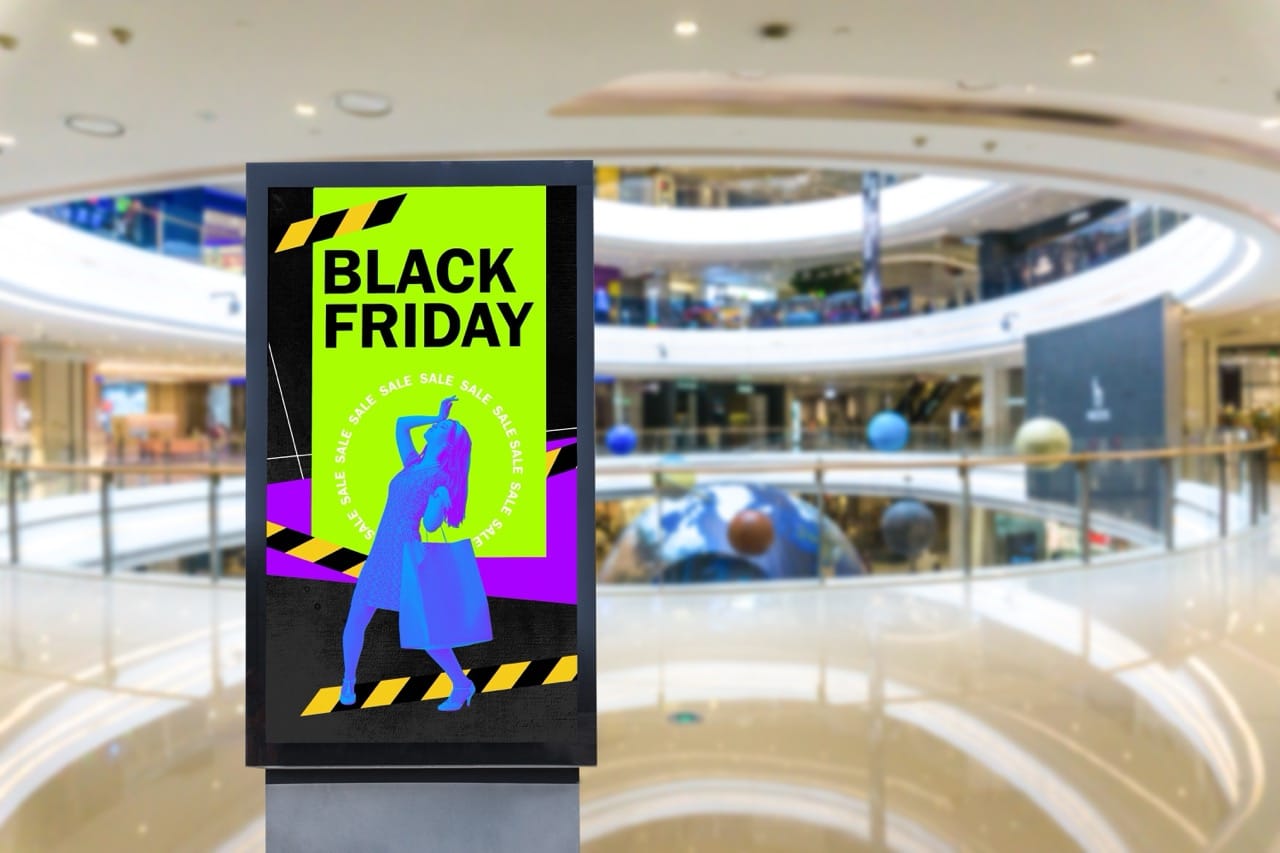 Mimaki JFX220-2515 application - Black Friday retail signage