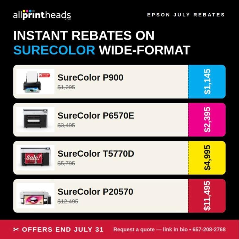 Epson SureColor wide-format — P900, P6570E, T5770D, P20570