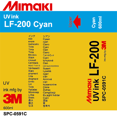 Mimaki LF-200. 600mL - UV Curable Ink Pack - www.allprintheads.com