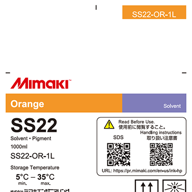 Mimaki SS22 Eco-Solvent Ink 1 L - Allprintheads