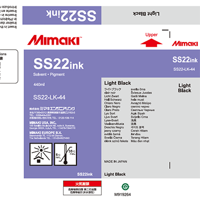 Mimaki SS22 Eco-Solvent Ink 440cc - Allprintheads