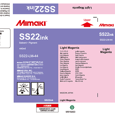 Mimaki SS22 Eco-Solvent Ink 440cc - Allprintheads