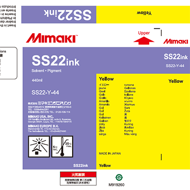 Mimaki SS22 Eco-Solvent Ink 440cc - Allprintheads