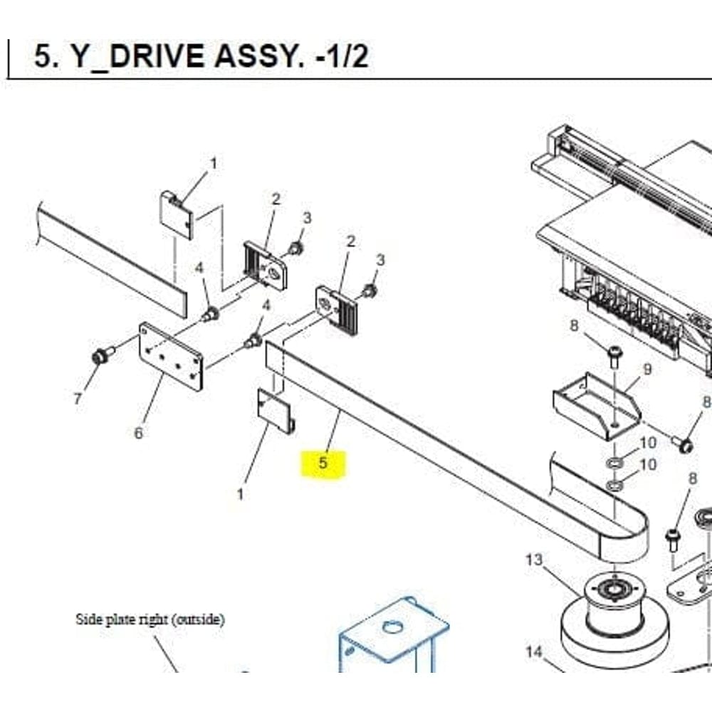 JFX200-2513 Y-Drive Belt - M801920 - Allprintheads