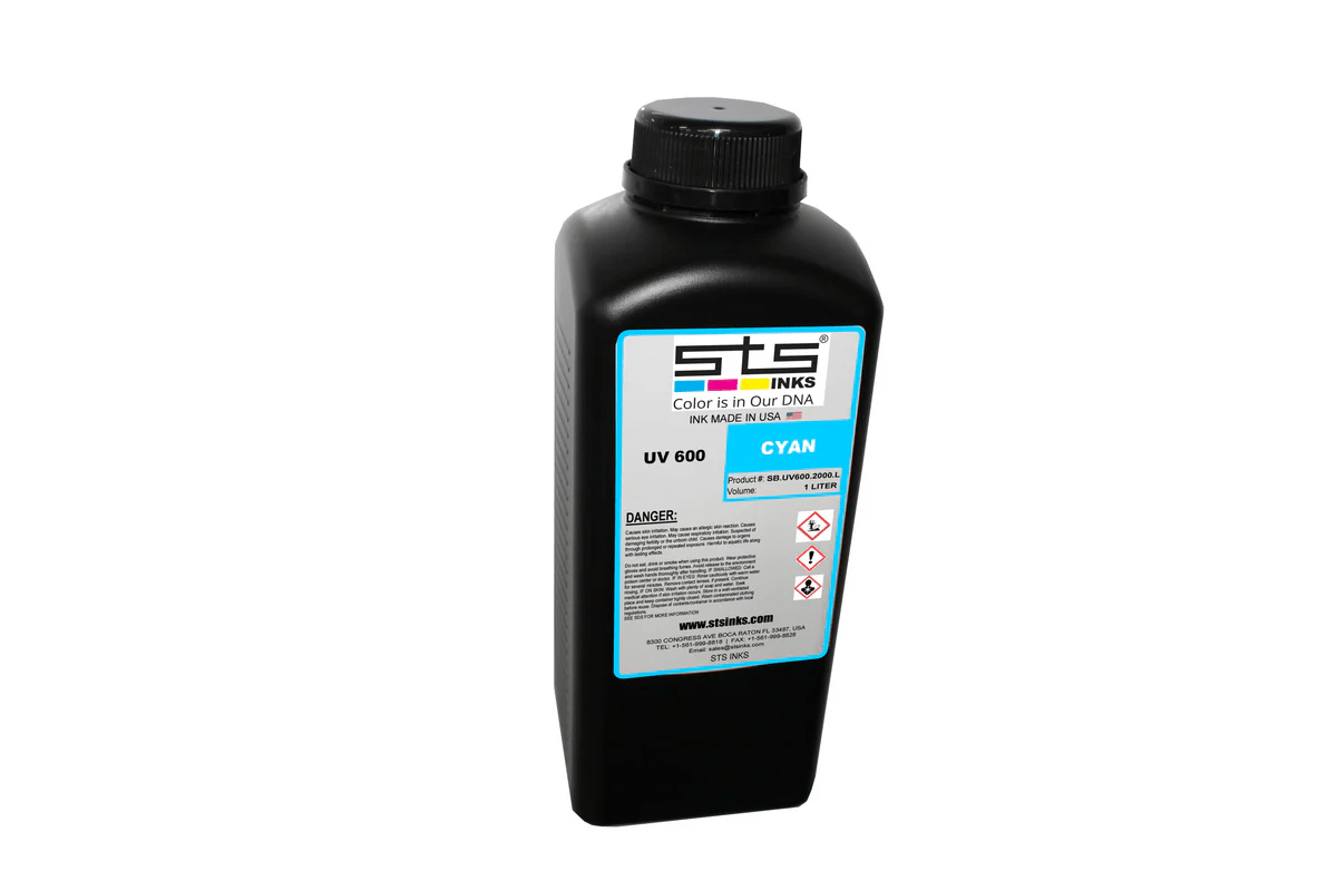 Compatible UV600 Cure Ink for KONICA, RICOH GEN4/GEN5,SEIKO, SPECTRA DIMATIX HV PH'S (LED LAMPS) - Allprintheads