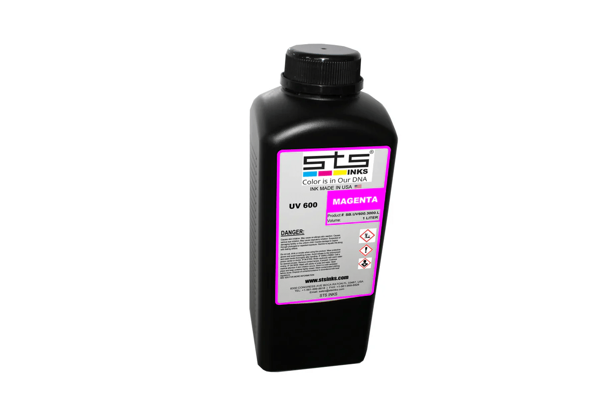 Compatible UV600 Cure Ink for KONICA, RICOH GEN4/GEN5,SEIKO, SPECTRA DIMATIX HV PH'S (LED LAMPS) - Allprintheads