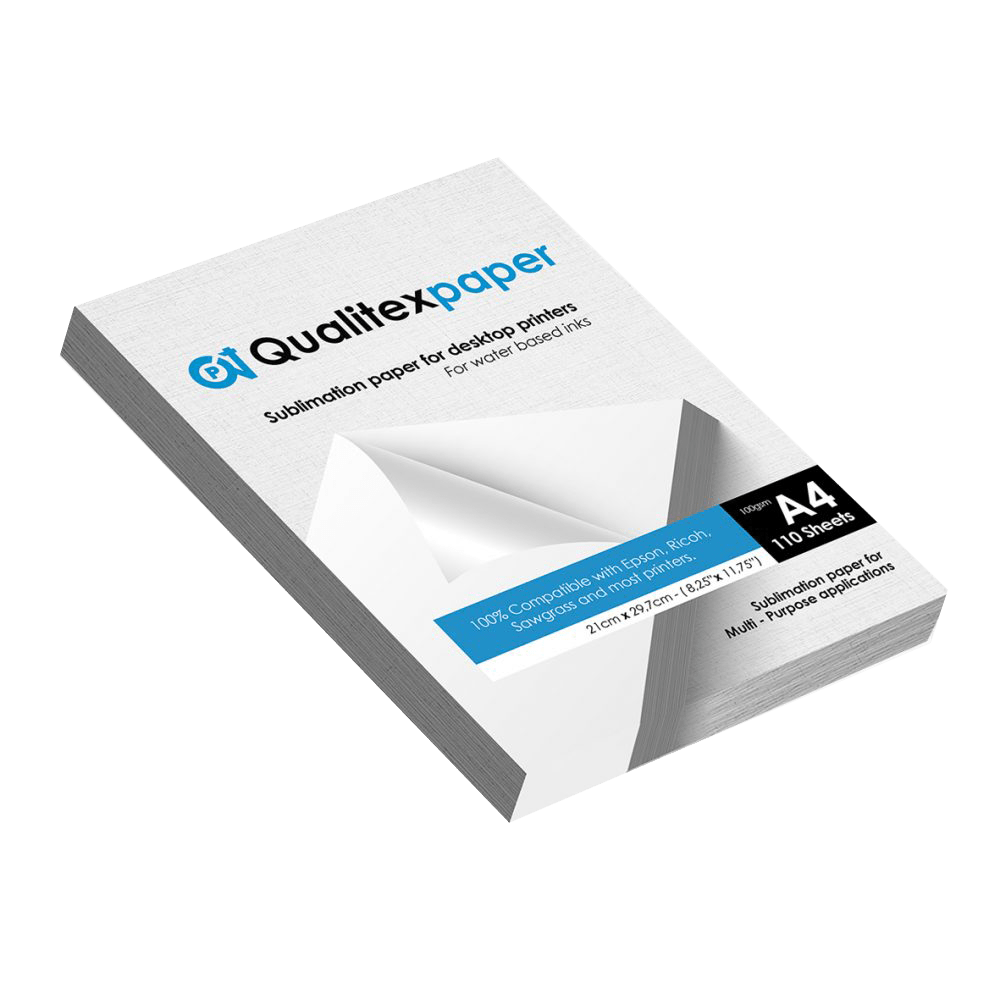 Qualitexpaper - Sublimation Paper – Fast Dry A4 - www.allprintheads.com