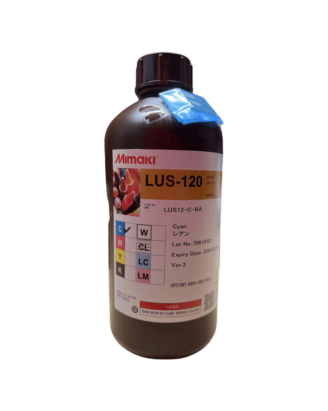 Mimaki LUS-120 UV Curable Ink - www.allprintheads.com