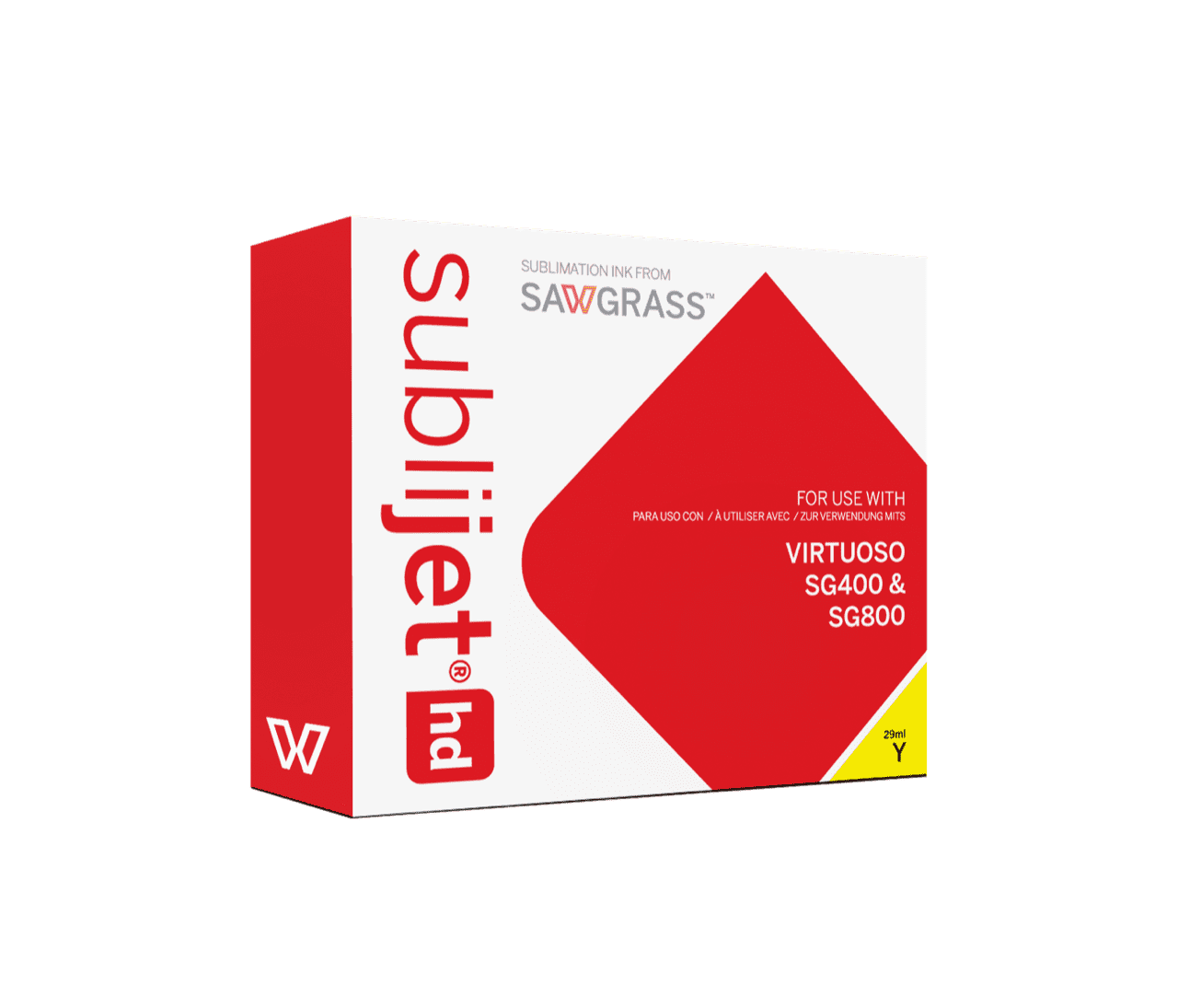 Sawgrass Virtuoso SG400/800 - Sublimation Ink Cartridges, Yellow 29ml