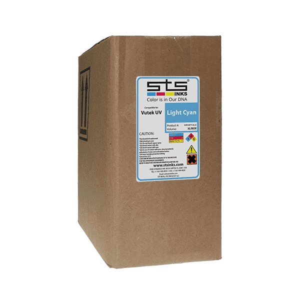 Compatible Bag for Vutek UV Cure 5 Liter made by STS Inks - www.allprintheads.com