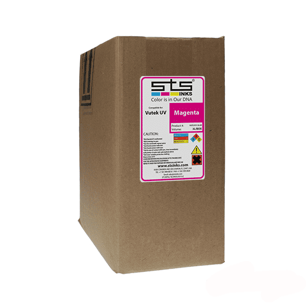 Compatible Bag for Vutek UV Cure 5 Liter made by STS Inks - www.allprintheads.com