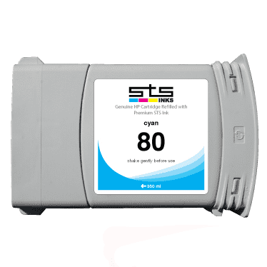 Compatible Cartridge for HP80  350 mL C4846A - www.allprintheads.com