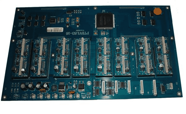 Carriage board with free Head cable connector ZY3208/ZY3408/IconTek M7/FY3208/FY3408 SPT1020 35PL printhead - www.allprintheads.com